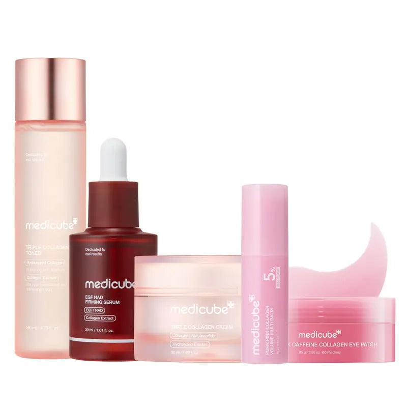 [medicube] Real Age Set | 5-Step PDRN & Collagen Routine
