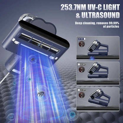 TEANT Mattress Vacuum Cleaner | 16kPa UV-C Hot Air