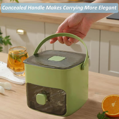 🧊Portable Ice Maker with Lid and Storage Box (✨Includes Ice Tongs)