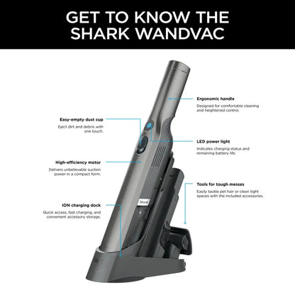 WANDVAC Lightweight Cordless Hand Vacuum - WV201