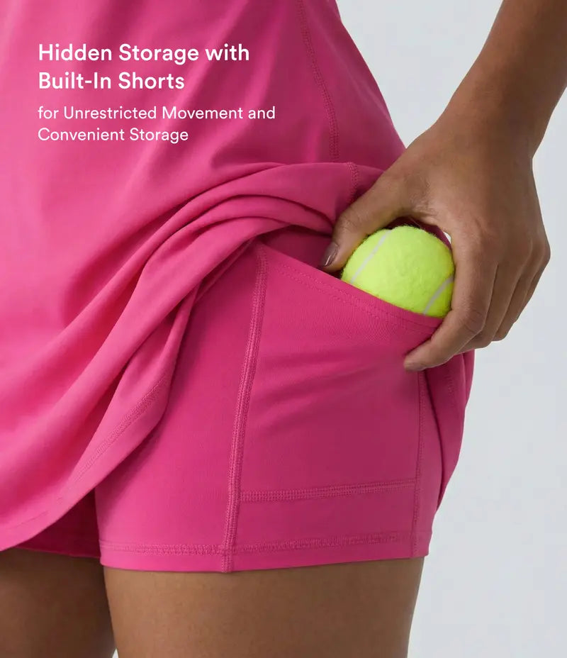 Softlyzero Plush Backless Active Dress-Easy Peezy, Spring Dresses, Dance Dresses for Women